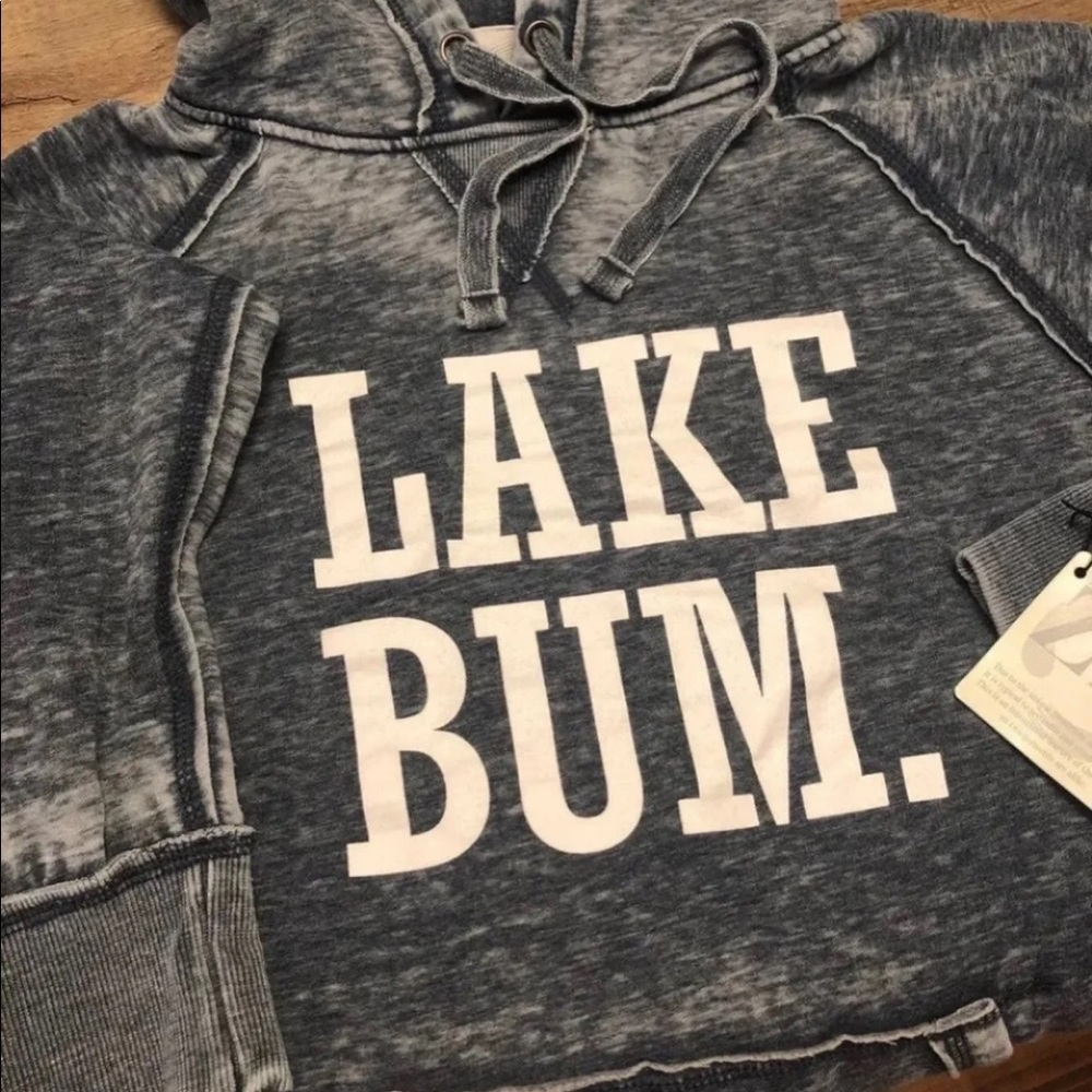 Lake Bum Vintage Hoodie